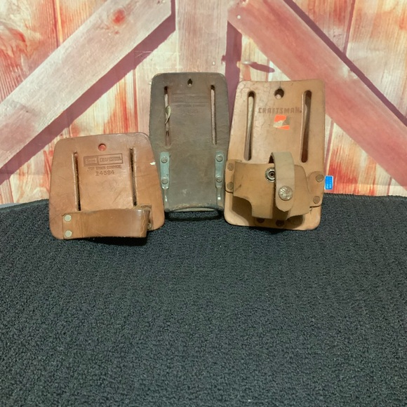 craftsman Other - Craftsman tools, hammer, and measuring tape leather holders. Vintage.